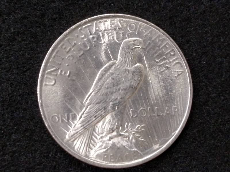 1923 BU Peace Silver Dollar...
