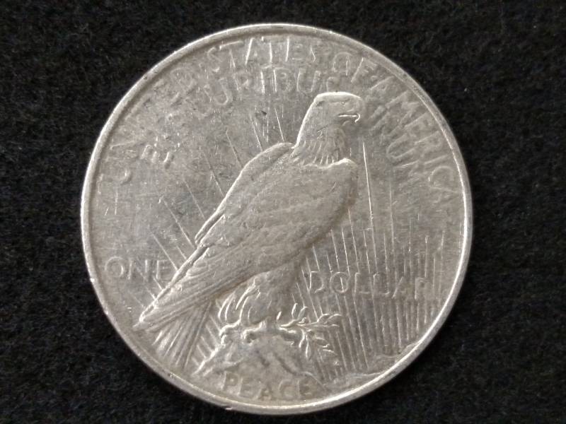 1927 D Peace Silver Dollar...