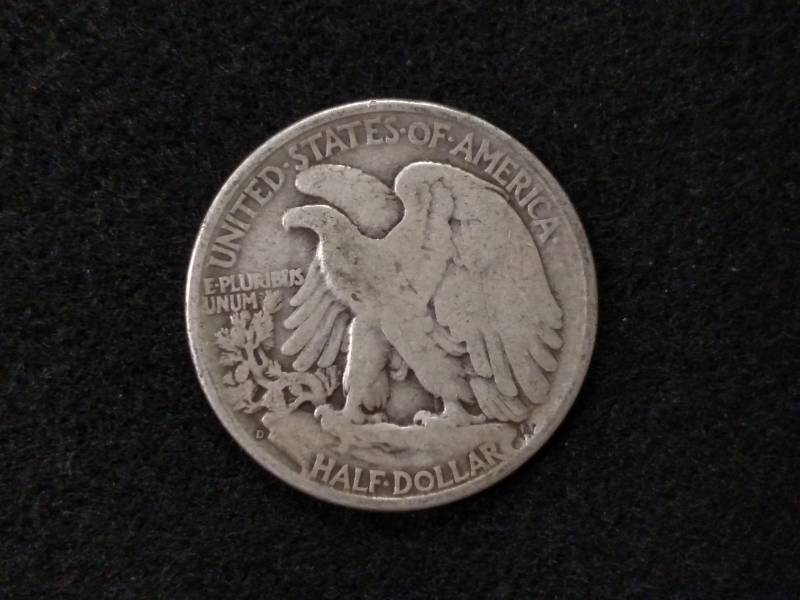 1936 D Walking Liberty Silver Half ...