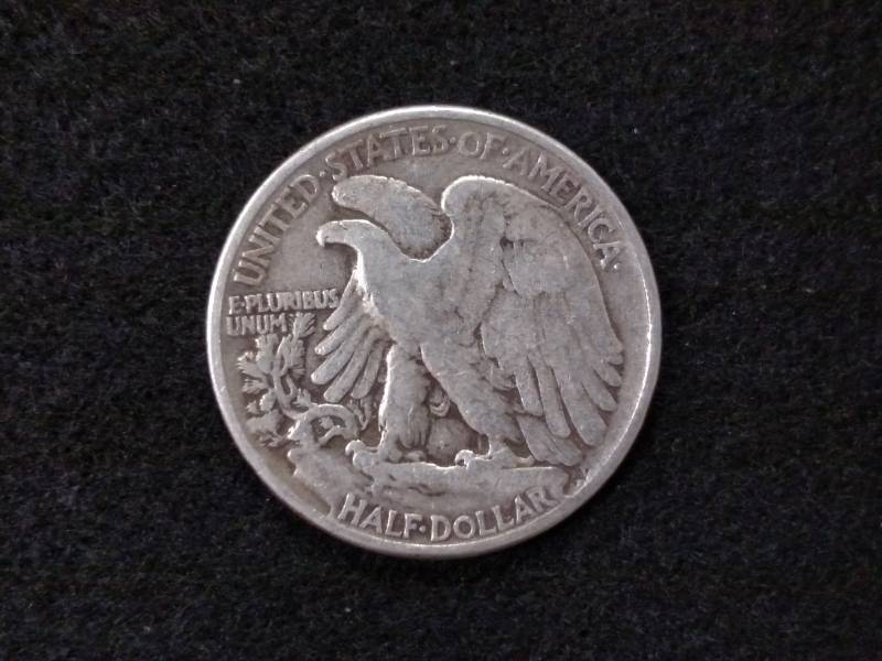 1945 Walking Liberty Silver Half Do...