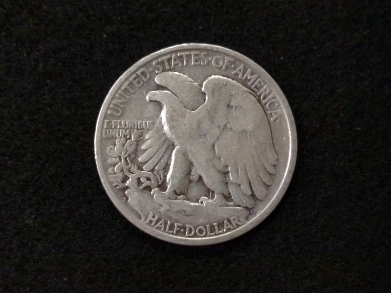 1945 S Walking Liberty Silver Half ...