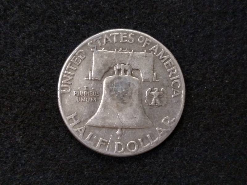 1949 Franklin Silver Half Dollar...
