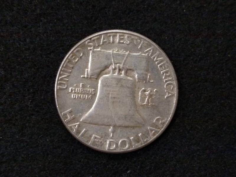 1956 Franklin Silver Half Dollar...
