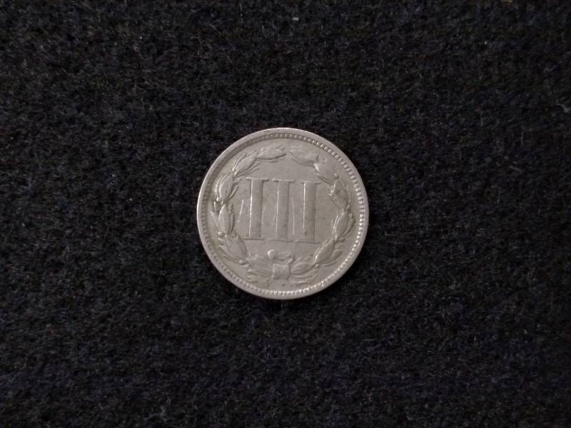 1870 Three Cent Nickel...