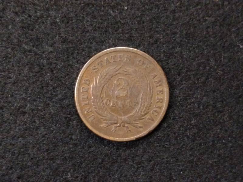 1865 Two Cent Piece...