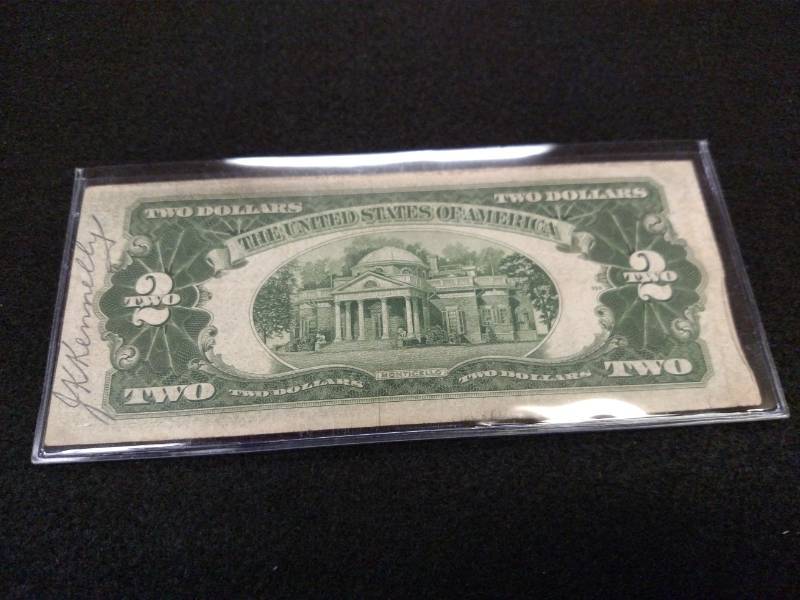 1928 F Two Dollars Red Seal United ...