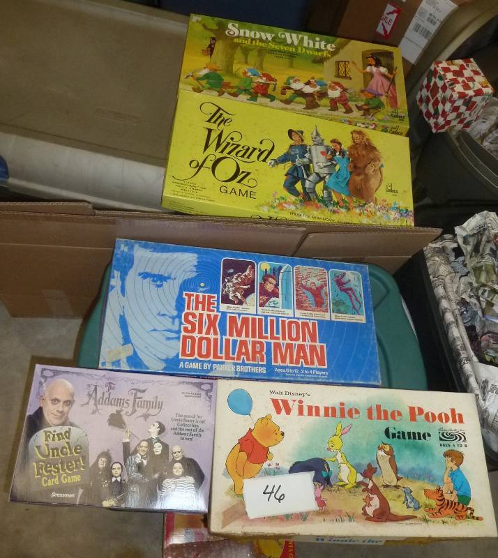 lot 46 image: 8 vintage board games all in good c...