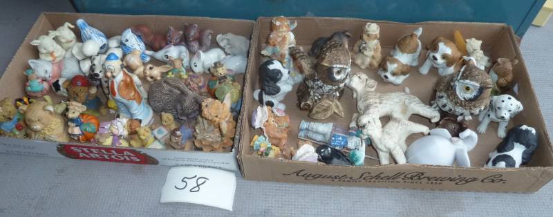 lot 58 image: large lot of new and old animal fig...