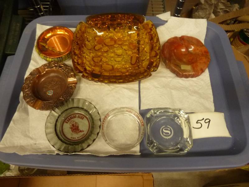 lot 59 image: Ashtray lot...