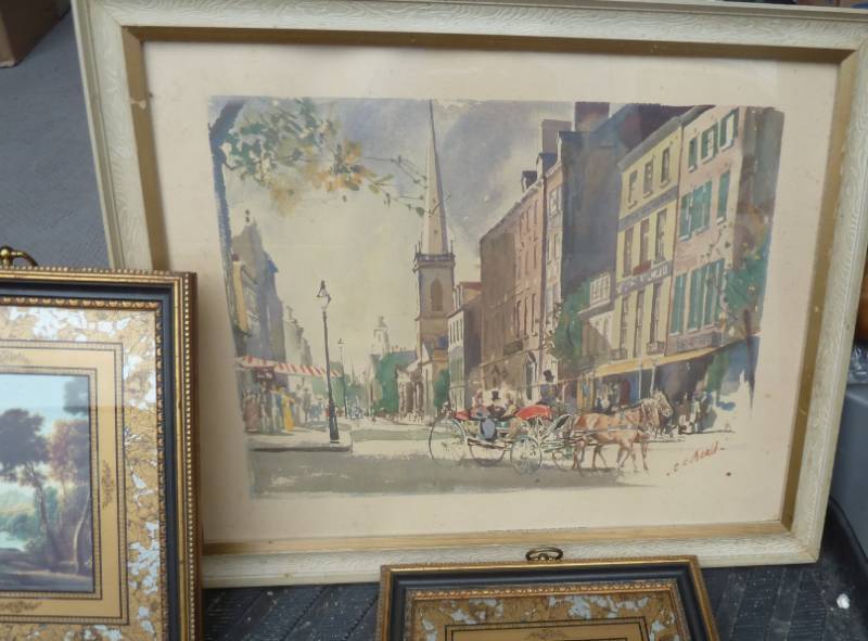 lot 103 image: Large lot of artwork 3 boxes full...