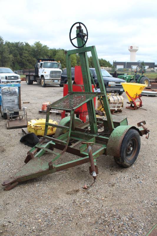 lot 328 image: Drain Tile Laser Trailer