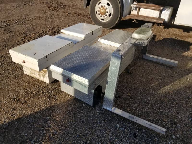 lot 380 image: Lot of (2) truck boxes and light