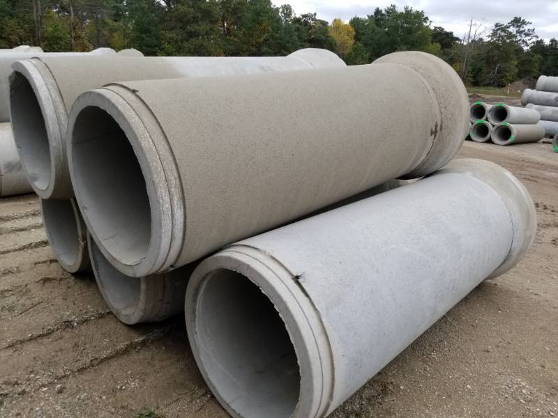 lot 383 image: Lot of (5) Concrete Culvert Pipe - 27 Inch Diameter