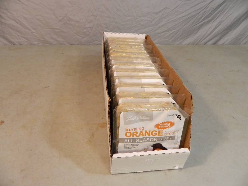 Case of 12 New Orange Burst Suet Cakes