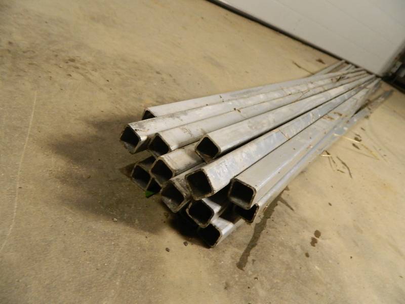14 pcs 34 inch Square Aluminum Tube Stock