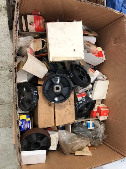 Pallet Box Lot of New Old Stock Forklift and some Ag related #3