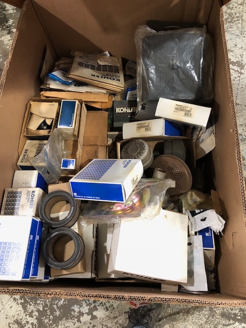 Pallet Box Lot of New Old Stock Kohler Engine Parts