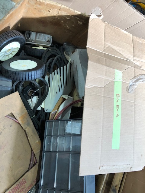 Pallet Box Lot of New Old Stock Bolens