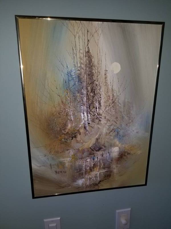 lot 52 image: Beautiful Signed Impressionist Oil Painting