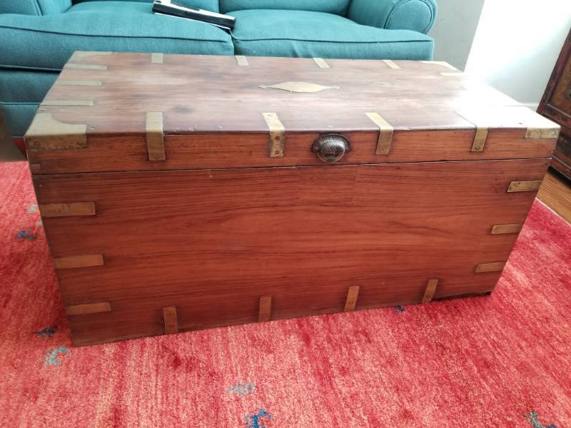 lot 18 image: Amazing Antique Rosewood Chest