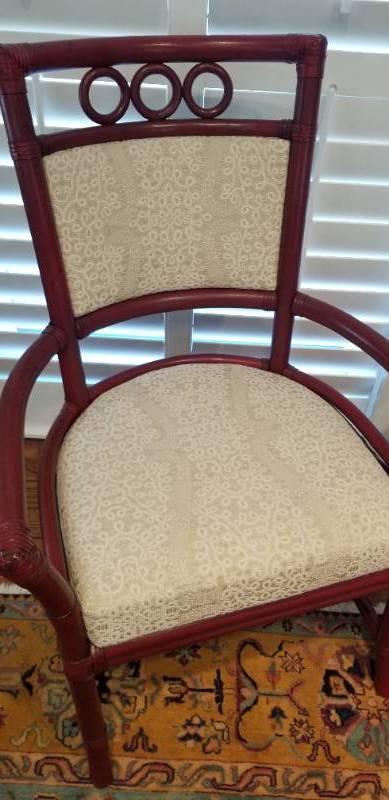 lot 41 image: Fick Reed Veneto Arm Chair, Pair