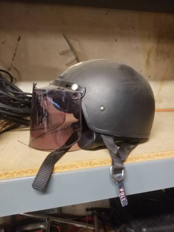 lot 67 image: Motorcycle helmets