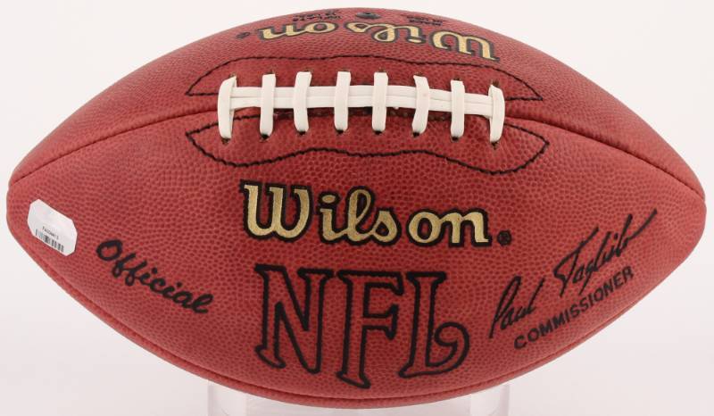 lot 39 image: Daunte Culpepper Signed NFL Football (Fanatics Hologram & Photo)