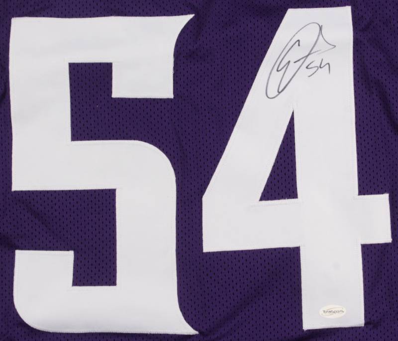 lot 16 image: Eric Kendricks Signed Vikings Jersey (TSE COA)