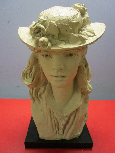 lot 533 image: RODIN REPRODUCTION BUST STATUE
