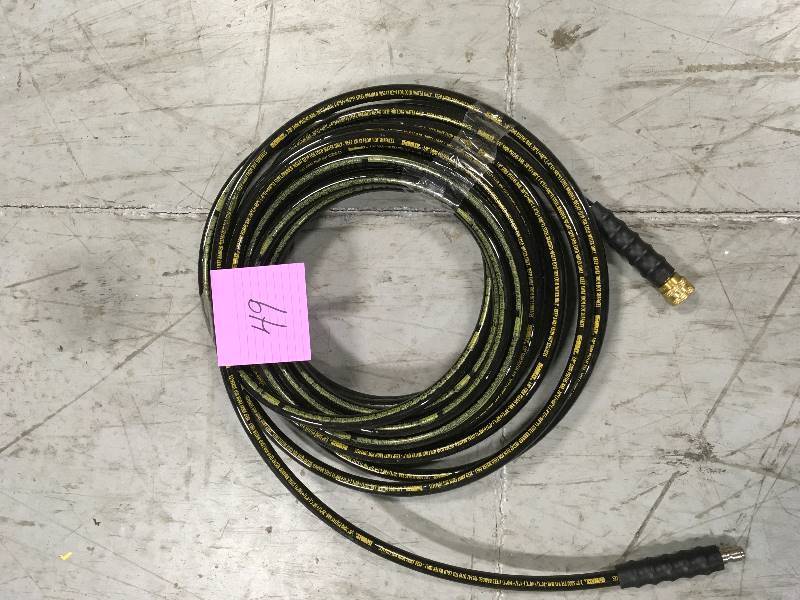 lot 49 image: DEWALT 38 in. x 50 ft. 5000 PSI ReplacementExtension Hose  in good condition