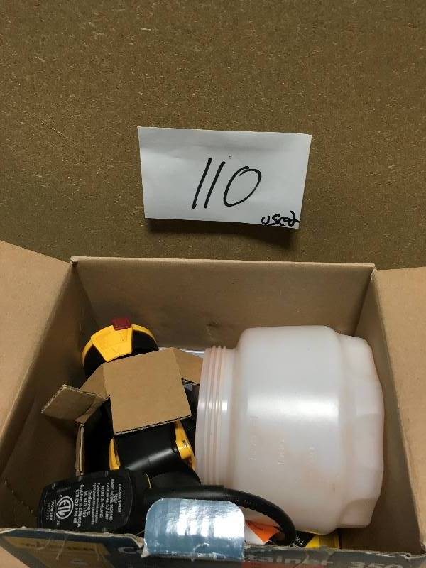 lot 110 image: Control Stainer 350 HVLP Handheld Sprayer USED  in good condition