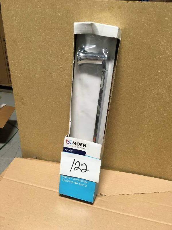 lot 122 image: Genta 18 in. Towel Bar in Chrome  in good condition