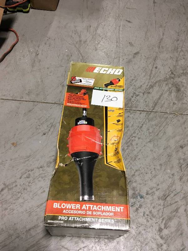 lot 130 image: PAS 129 MPH 347 CFM Leaf Blower Attachment  in good condition