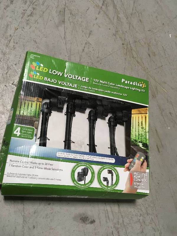 lot 146 image: Multi Color LED Nano Spot Light (4-Pack)  in good condition