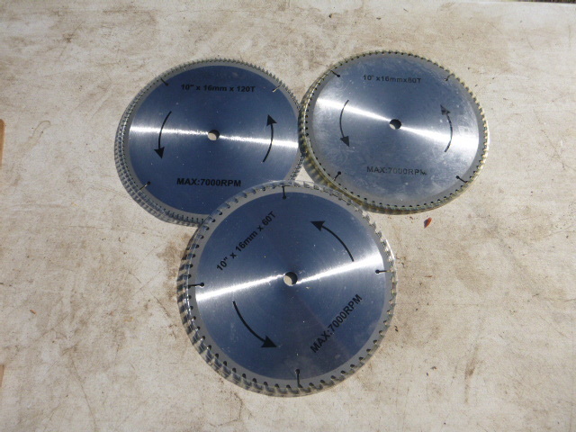 lot 53 image: New Saw Blades