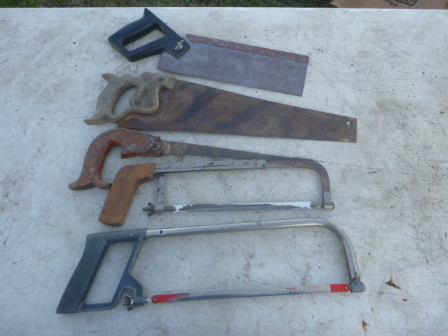 lot 80 image: 5 Hand Saws