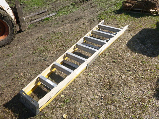 lot 128 image: Fiberglass Ladder
