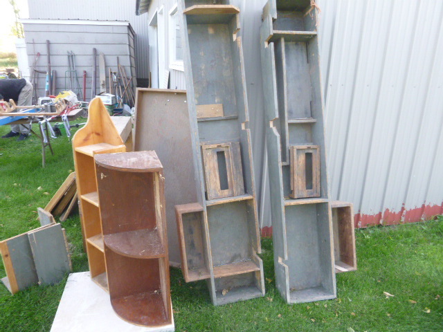 lot 147 image: Wooden Shelving