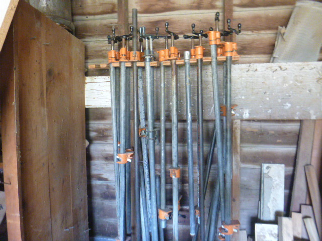 lot 168 image: 18 Wood Clamps