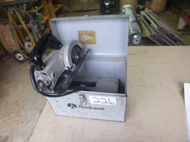lot 226 image: Rockwell 3 12 Circular Saw