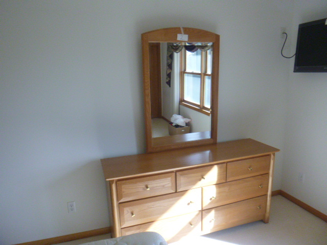 Bassett Oak Dresser with Mirror