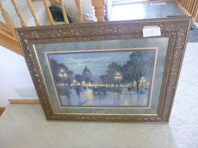 Capitol Lights Frame Print