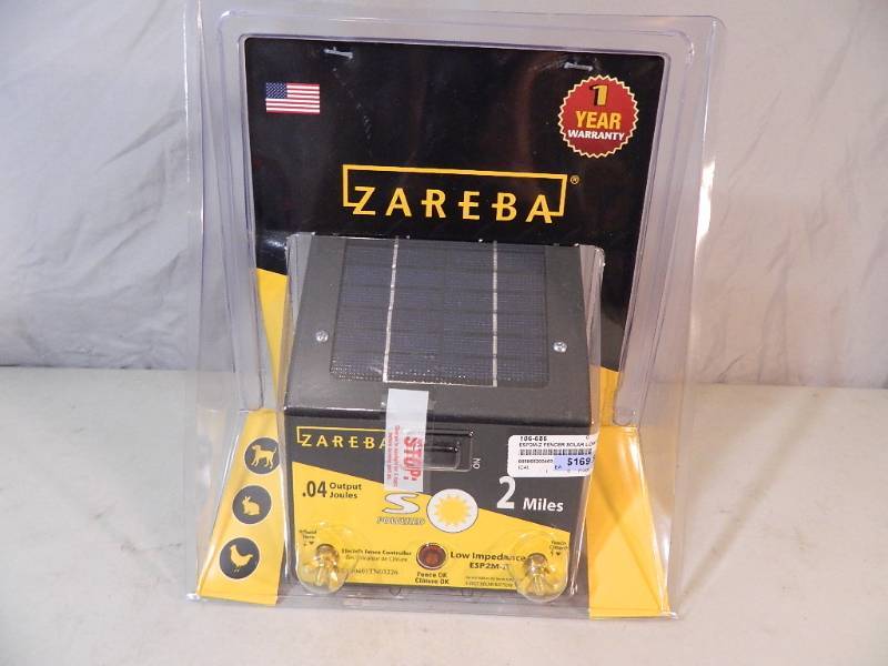 lot 15 image: New Zareba Solar Electric Fence Controller