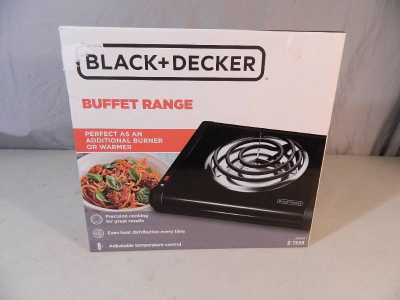 lot 41 image: New Black and Decker Buffet Range