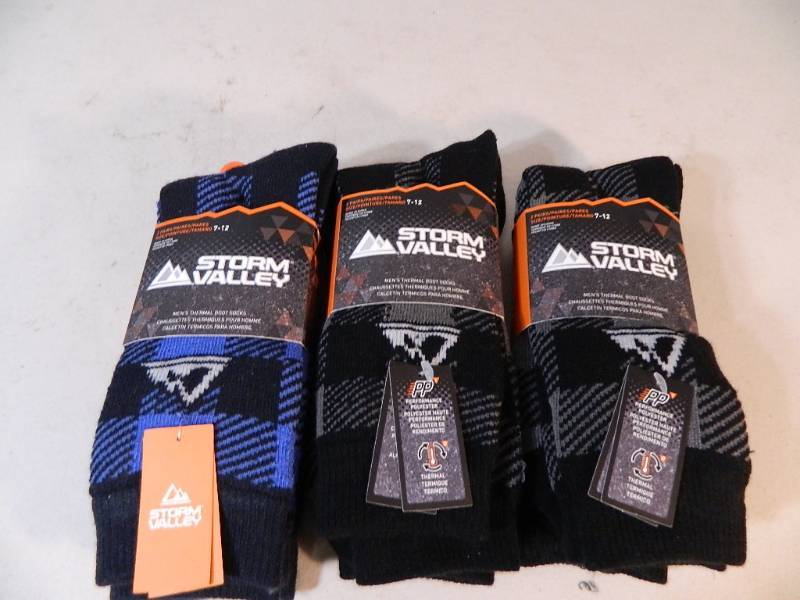 lot 53 image: 6 New Pairs of Mens Storm Valley Socks