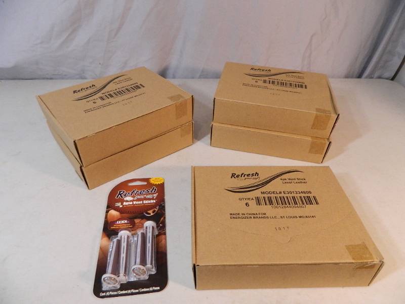 lot 57 image: 5 New Cases of Refresh Car Air Freshners