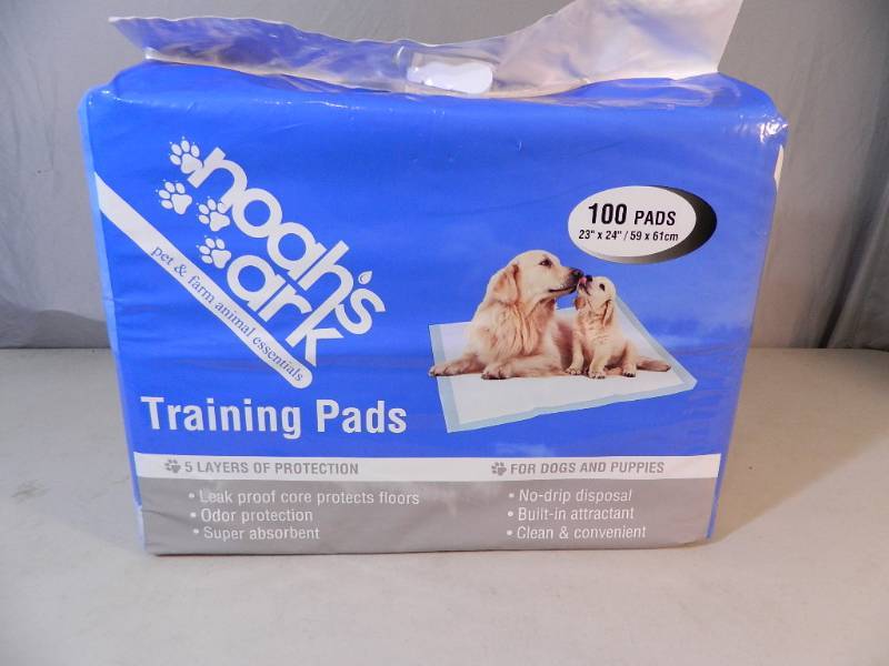 lot 59 image: New Noahs Ark 100 Count Training Pads