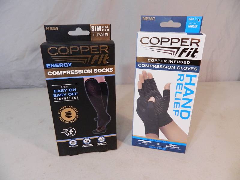 lot 76 image: New Compression Socks and Gloves
