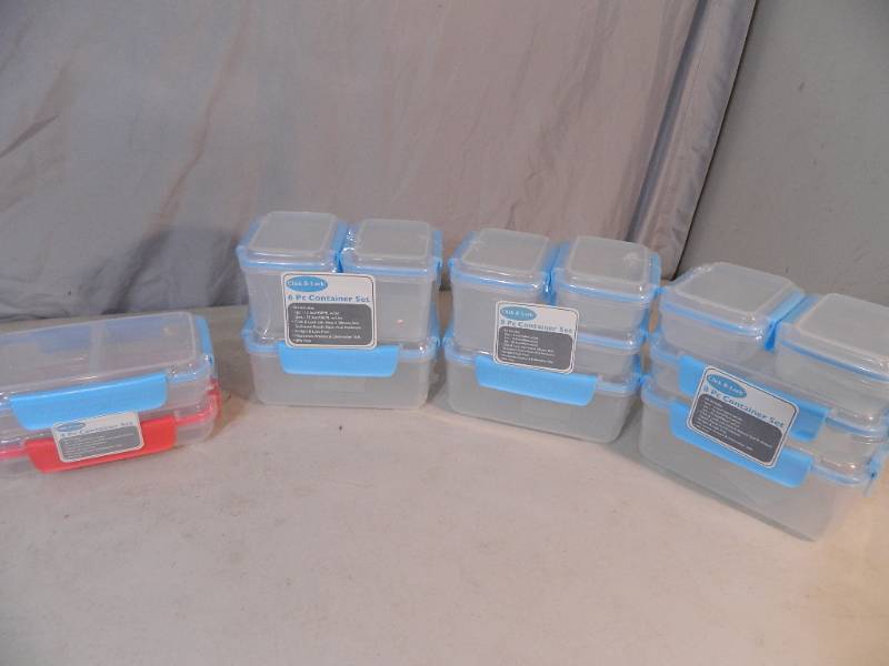 lot 90 image: New Click and Lock Storage Containers