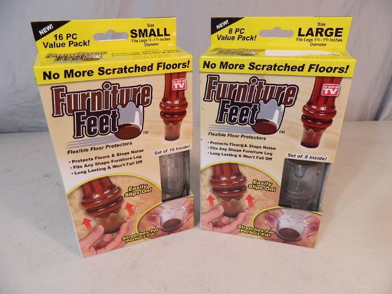 lot 94 image: 2 New Sets of Furniture Feet